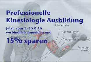 Kinesiologie Ausbildung Sommeraktion 2016