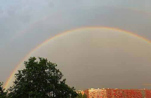 regenbogen geschenk der Natur